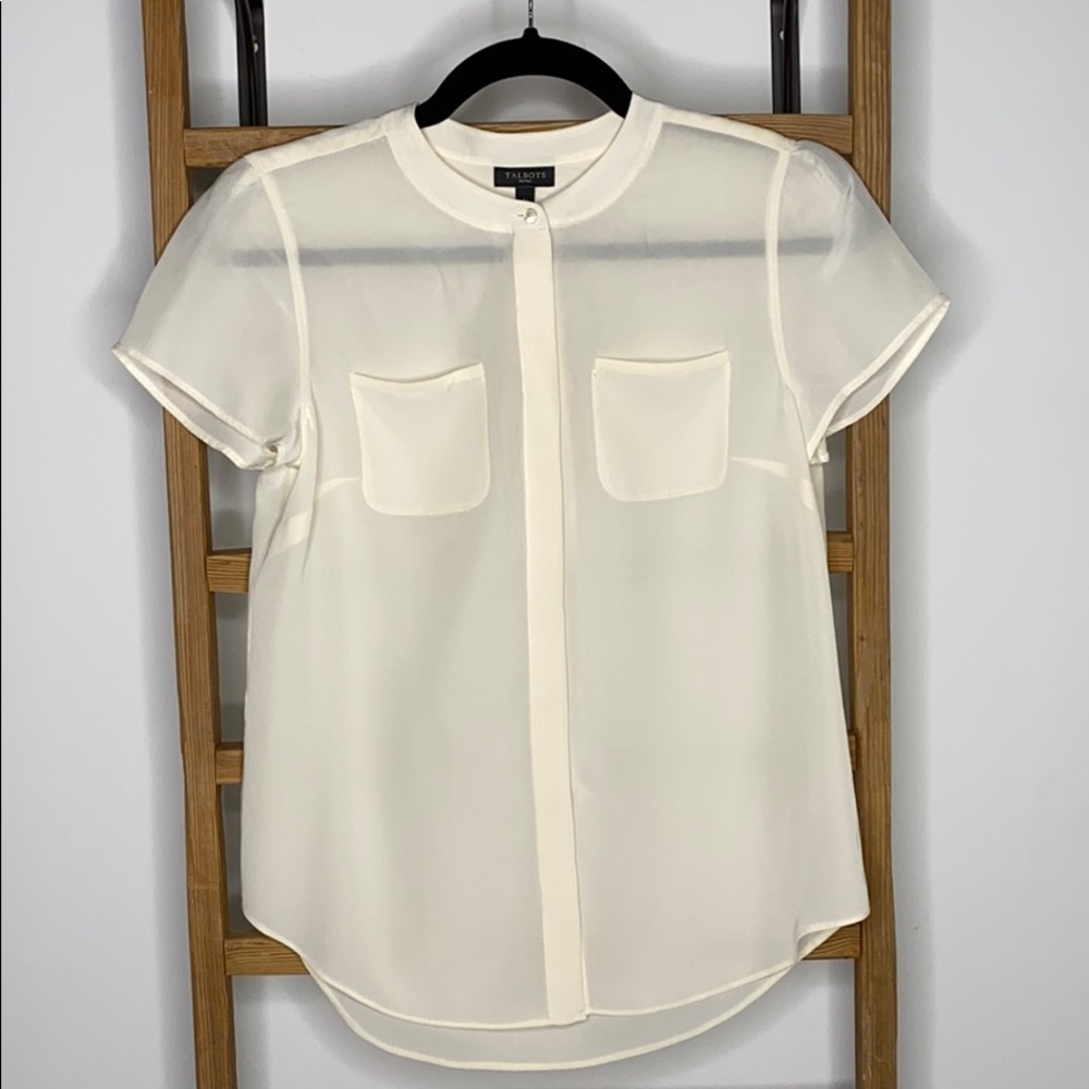 Talbots 100% Silk Blouse